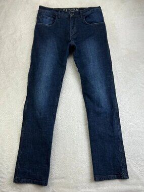 REAX 610 Riding Jeans Mens 30x32  Denim Aramid Lined Motorcycle Knee Pads